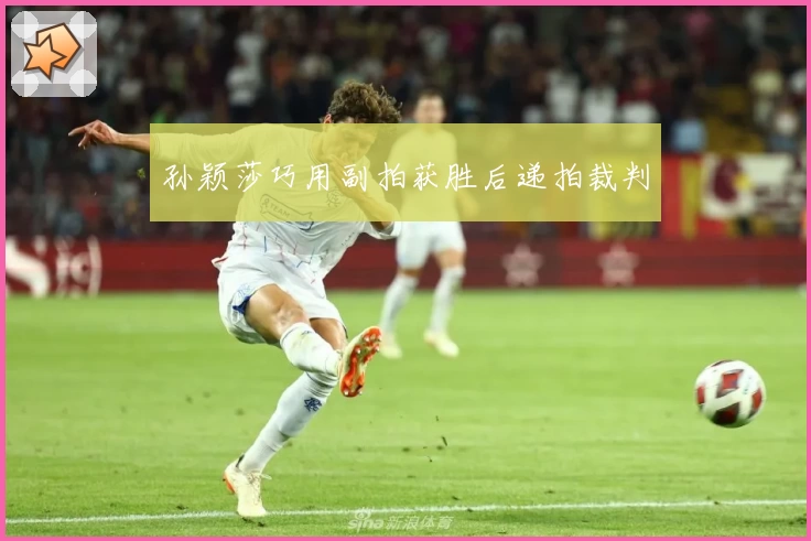 孙颖莎巧用副拍获胜后递拍裁判